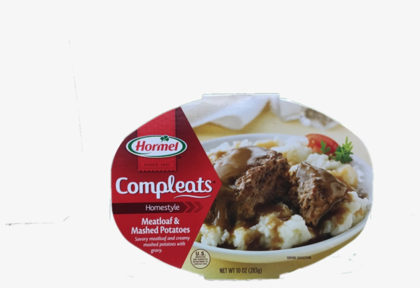 Hormel Compleats Meatloaf & Mashed Potatoes 10 Oz, transparent png #8064499
