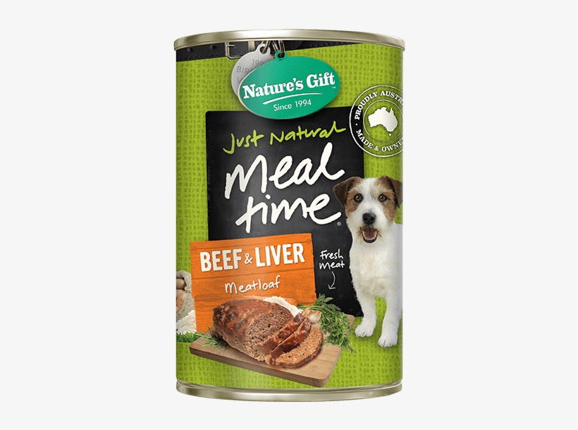 Meal Time Beef & Liver Meatloaf 700g - Nature's Gift Meal Time, transparent png #8064539