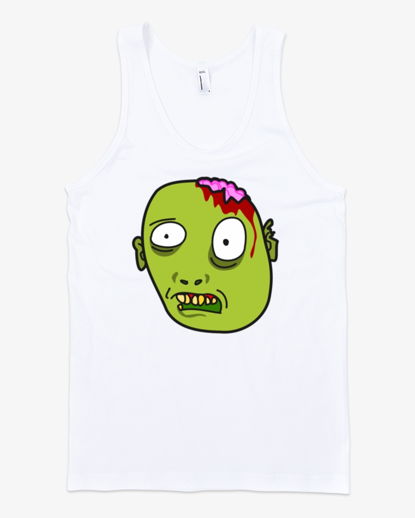 Zombie Fine Jersey Tank Top Unisex By Itee - Sweater, transparent png #8064548