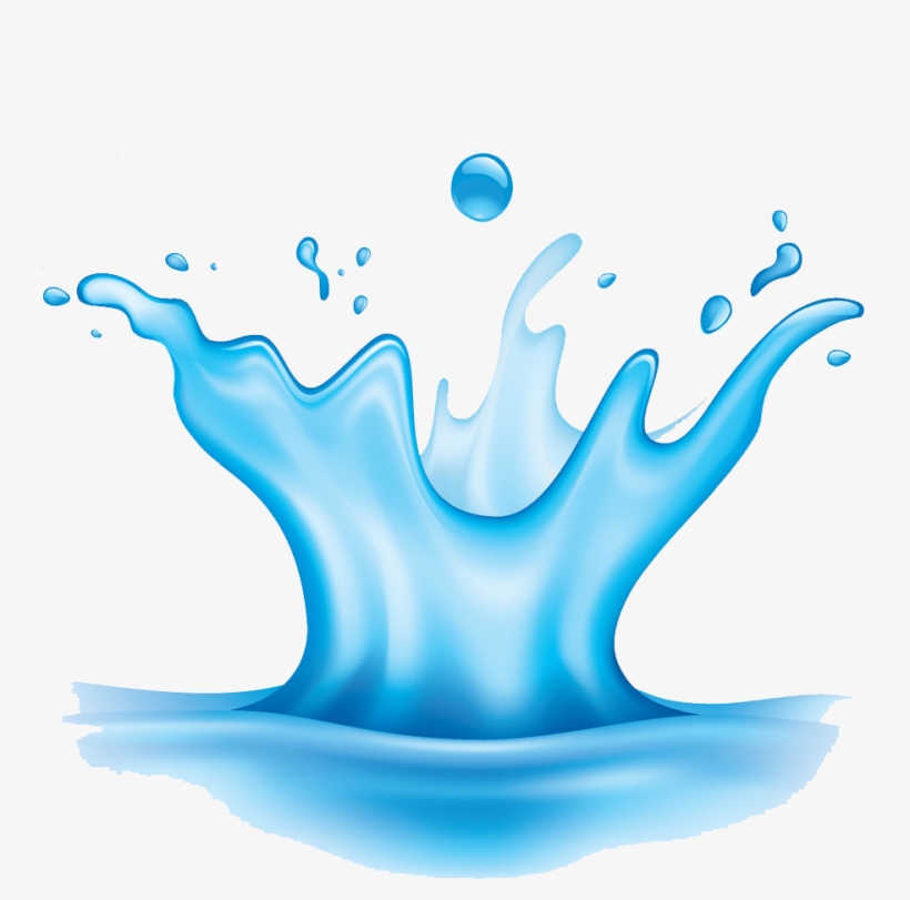 Liquid Clipart Blue Splash - Clip Art, transparent png #8064646