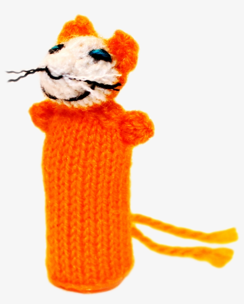 Meer Cat Finger Puppet - Crochet, transparent png #8065035