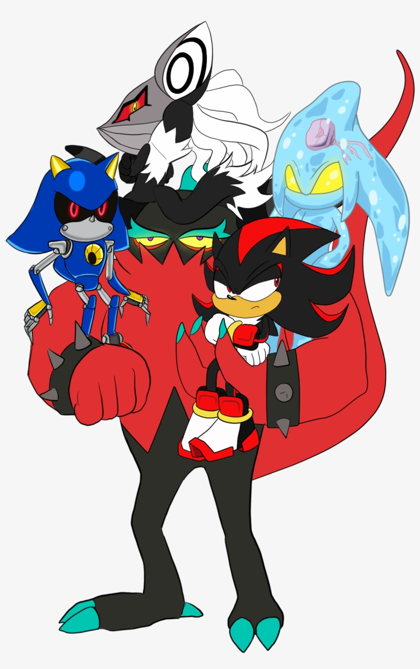 My Boys Shadow The Hedgehog Metal Sonic Zavok Chaos - Shadow Metal Sonic Zavok Chaos, transparent png #8065201