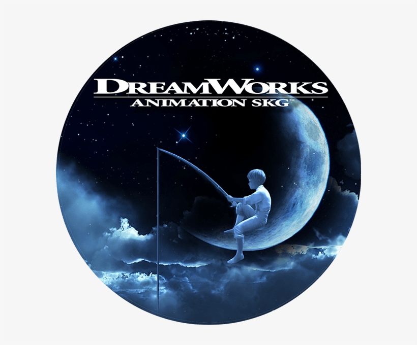 Moon Dreamworks Logo, transparent png #8065265