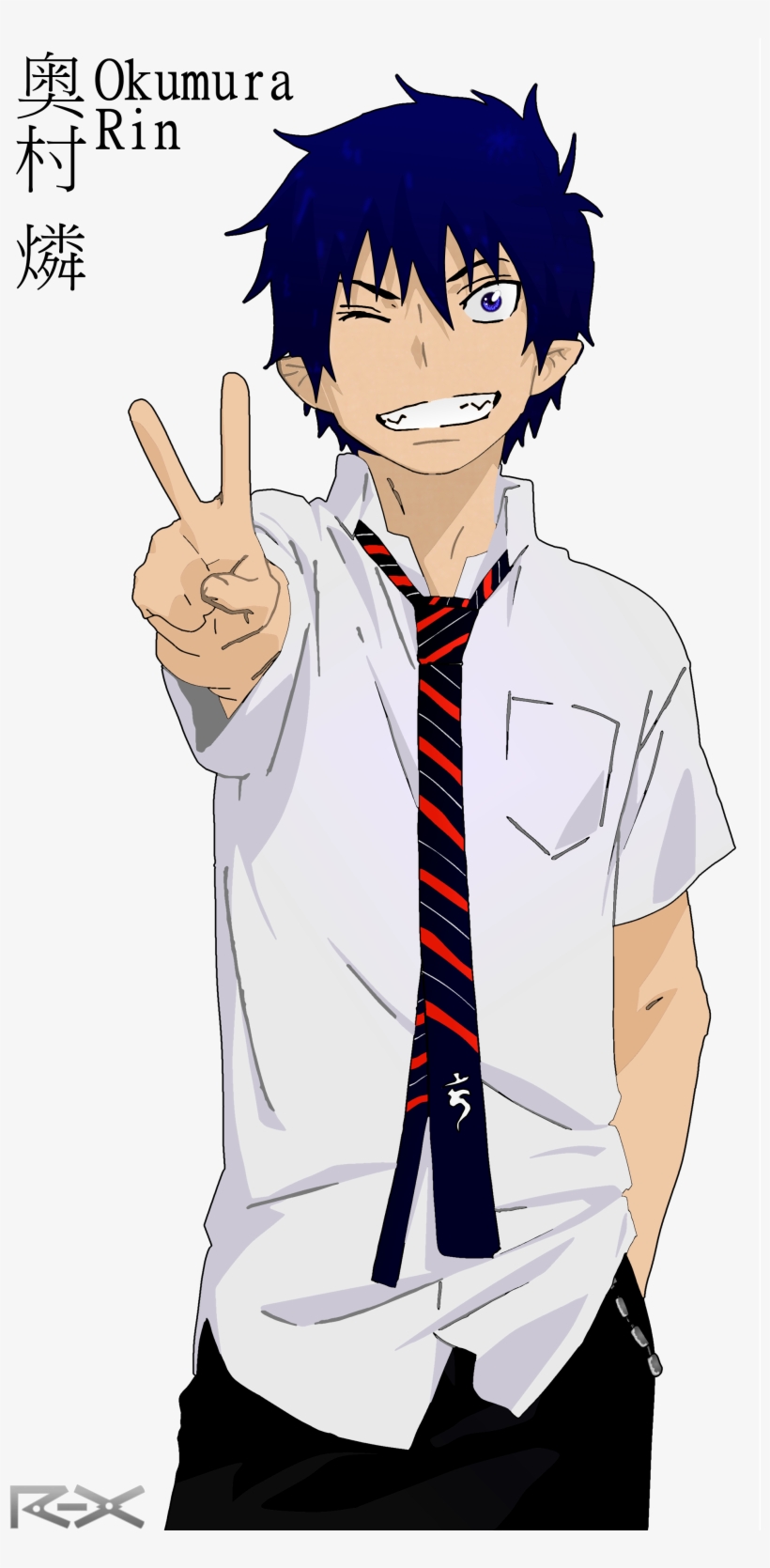 Рин Окумура - Rin Ao No Exorcist, transparent png #8065273