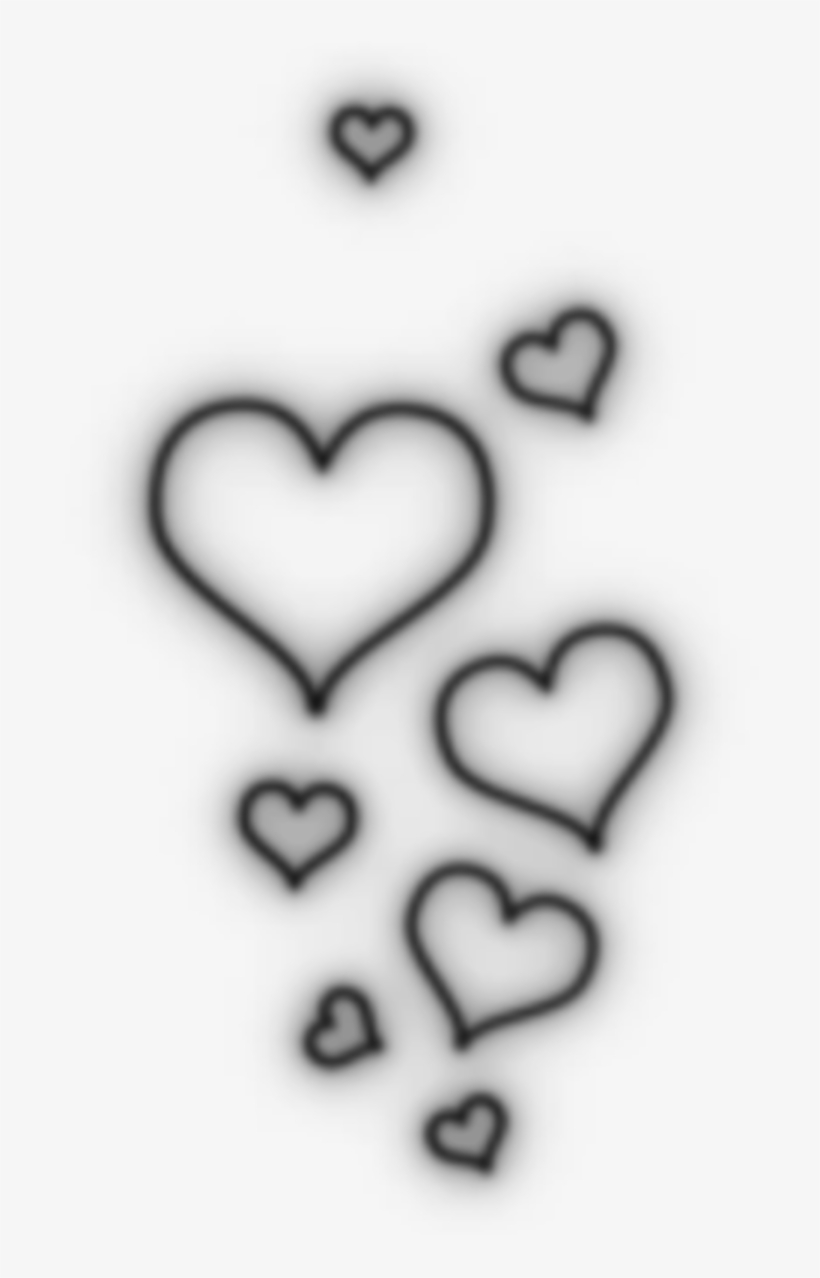 Heart Hearts Aesthetic Icon Overlay Background Tumblr - Karbala, transparent png #8065893