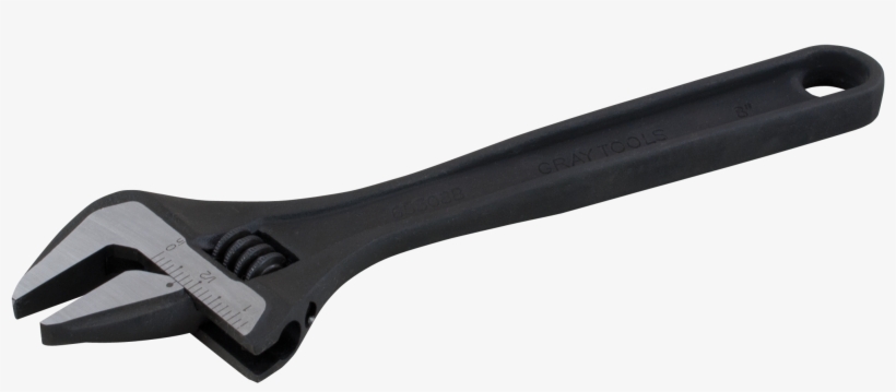 Adjustable Wrenches Black Oxide Finish - Adjustable Spanner, transparent png #8066310
