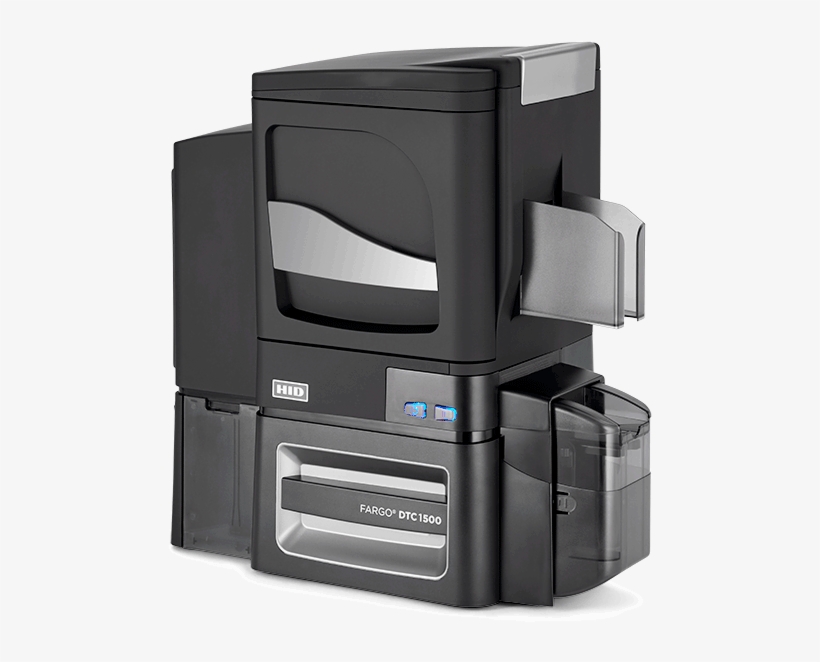 Dtc1500 Dual Sided Id Card Printer With Single Side - Electronics, transparent png #8066363