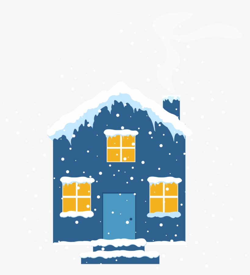 Snow House Building Png And Vector Image - Graphic Design, transparent png #8067277