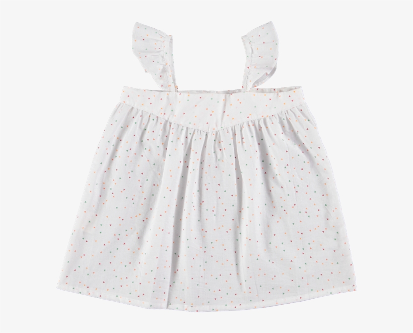 Picture Of Babies 'vanda' Confetti Print Blouse White - Polka Dot, transparent png #8067893