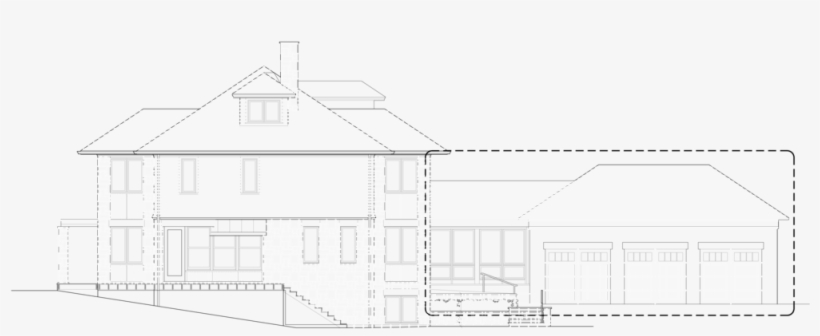 The Problem- The Proposed Large Shingled Roof Of The - Technical Drawing, transparent png #8068047