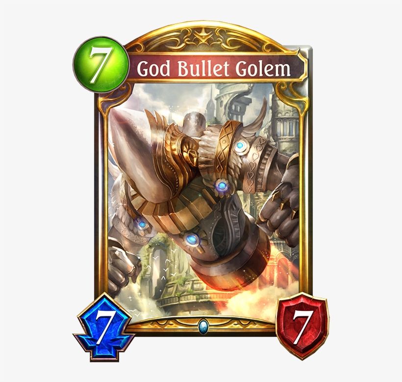 Unevolved God Bullet Golem - God Bullet Golem Shadowverse, transparent png #8068144