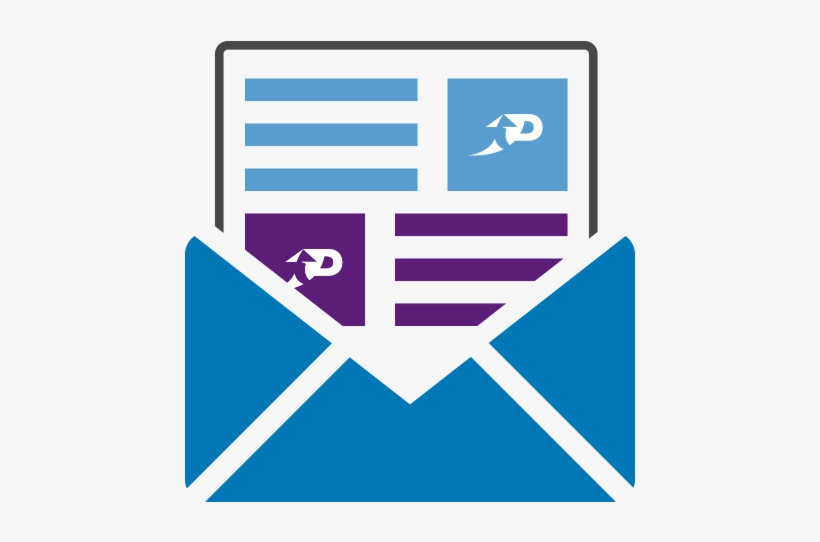 Email Newsletter Png Free Download - Email Icon Vector, transparent png #8068298