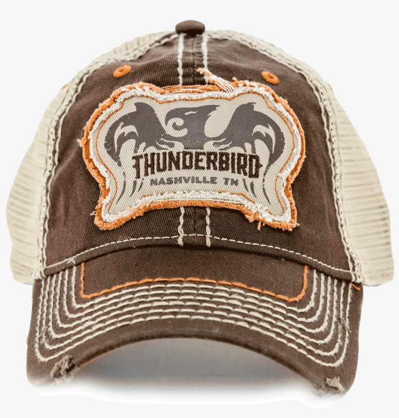 Brown Trucker Hat - Baseball Cap, transparent png #8068444