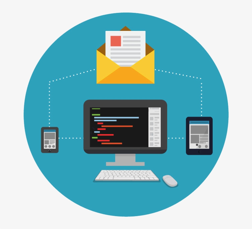 Html Email Development Image - Diagram, transparent png #8068494