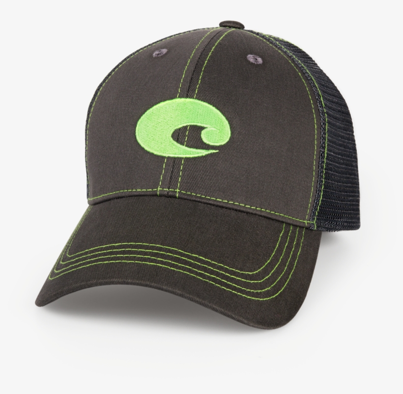 Neon Trucker Graphite Hat - Baseball Cap, transparent png #8068712