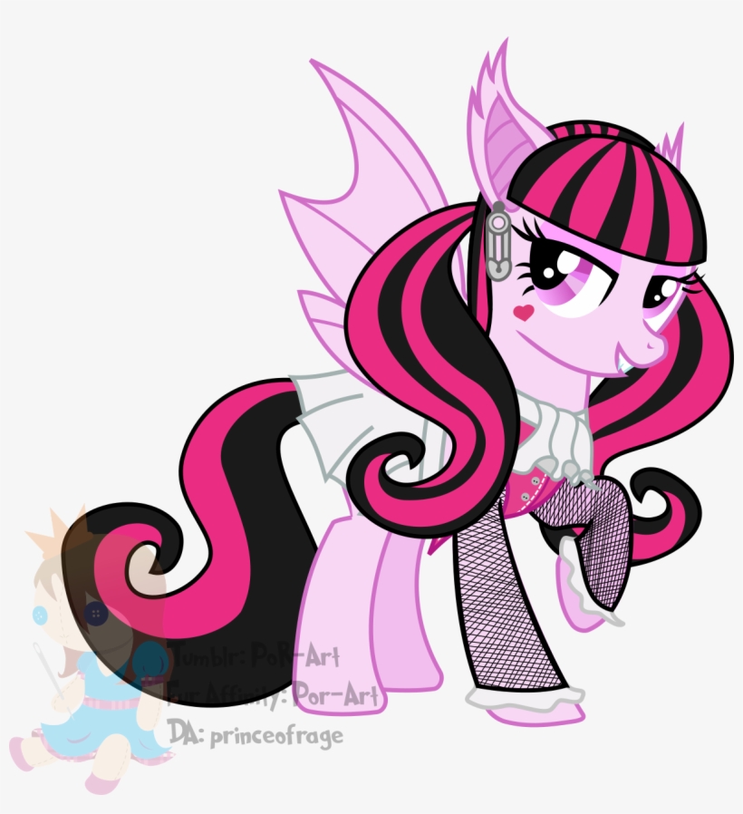 Monster High Draculaura - Monster High Draculaura Pony, transparent png #8068785