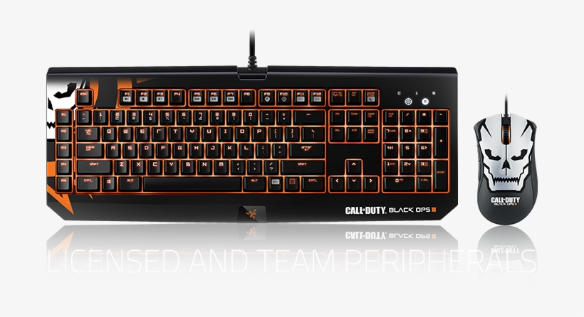 Licensed And Team Peripherals - Razer Blackwidow Chroma Bo3, transparent png #8069340