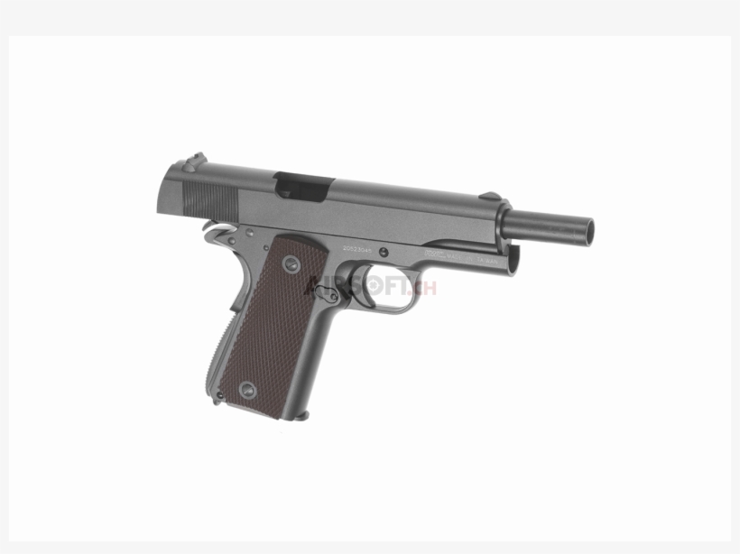 M1911 Full Metal Co2 - کلت گازی هاتسان مدل 1911, transparent png #8069461