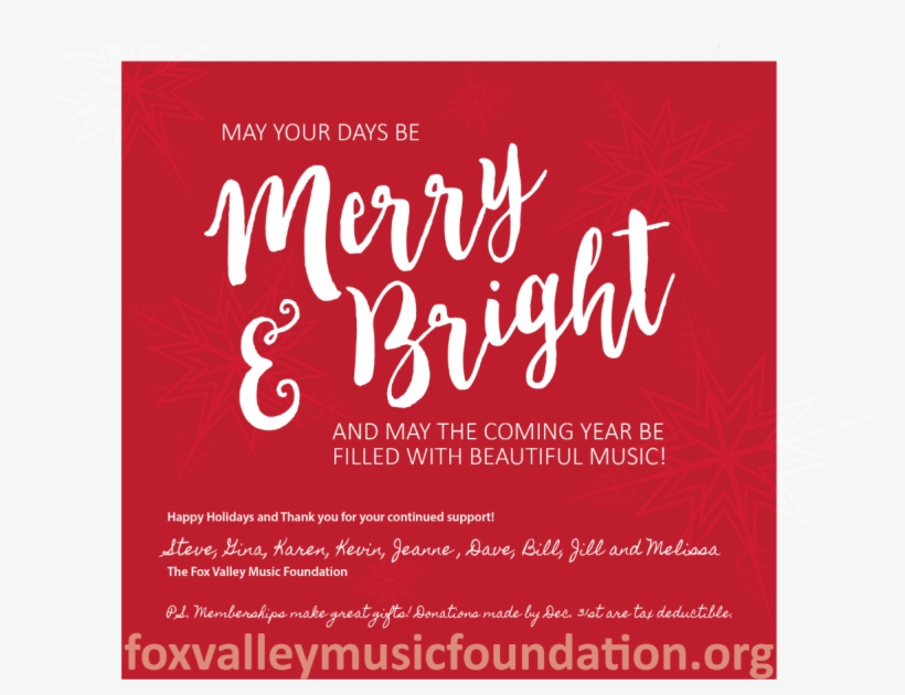 Let's Rock The Holiday With The Fox Valley Music Foundation - Calligraphy, transparent png #8069779