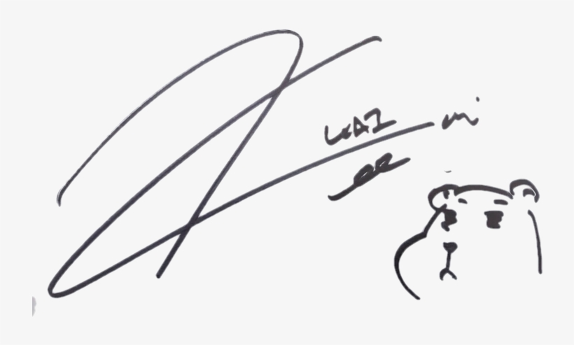 Exo Kai Exojongin Jogin Exokai Kaiexo Dancingmachine - Exo Kai Autograph, transparent png #8070055