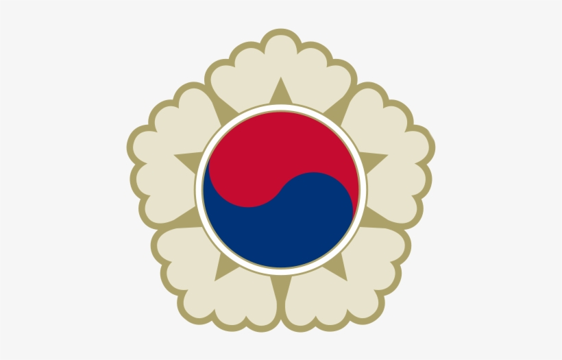 Emblem Of The United Korean Republic - South Korea Coat Of Arms, transparent png #8070202