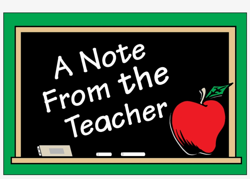 Tcr1202 A Note From The Teacher Postcards Image - Mcintosh, transparent png #8070402