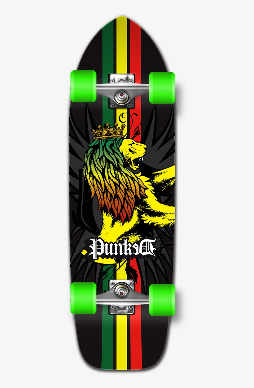 Old School Longboard Complete - Longboard, transparent png #8070589