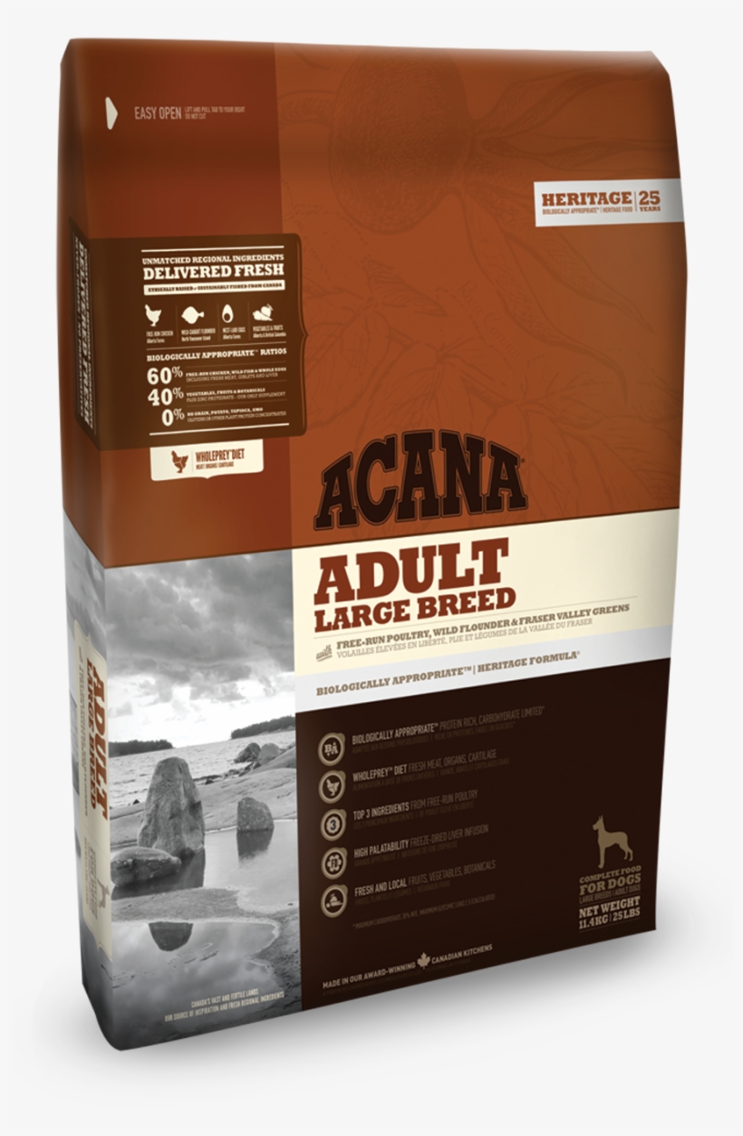 Yorkshire Pork - Acana Heritage Adult Large Breed, transparent png #8071350