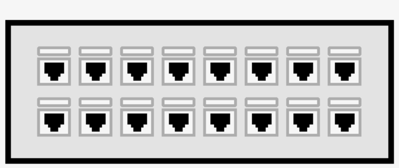 Patch Panels Network Switch Computer Network Patch - Patch Panel 16 Ports, transparent png #8071511
