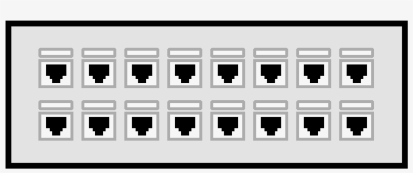 Patch Panels Network Switch Computer Network Patch - Patch Panel 16 Ports, transparent png #8071511