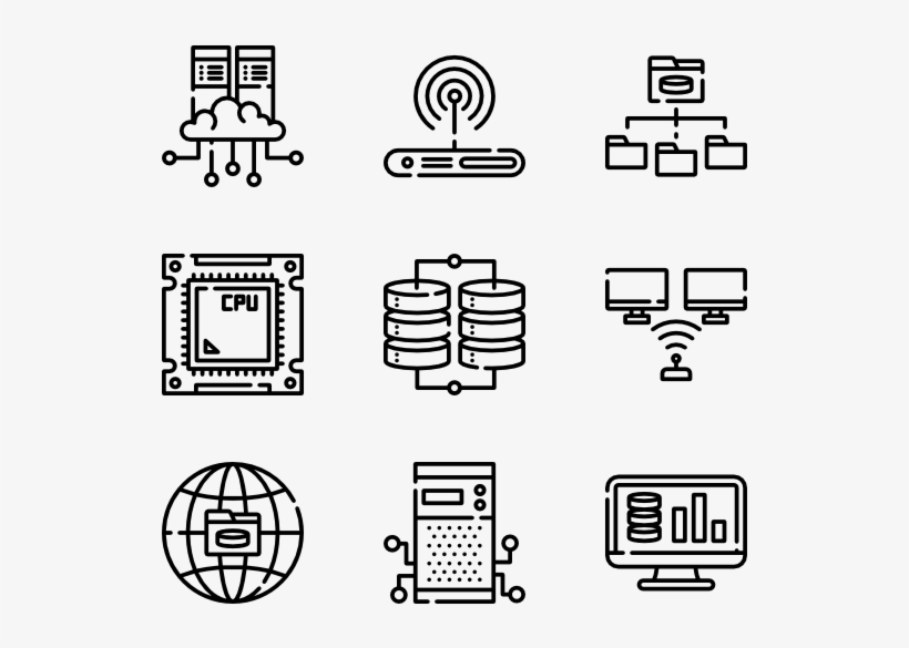 Database & Servers - Programming Icon Pack, transparent png #8071563