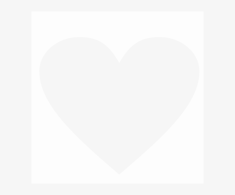 Strijkapplicatie Hart - Heart Silhouette, transparent png #8071756
