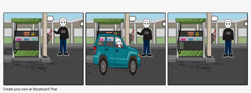 Gas Station Workers - Škoda Yeti, transparent png #8072029