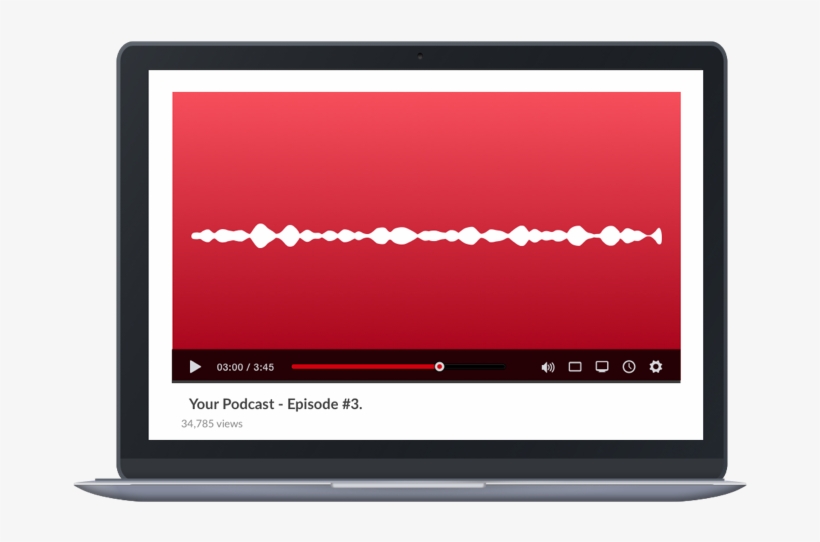 Create Audio Posts Formatted For Any Social Platform - Led-backlit Lcd Display, transparent png #8073101