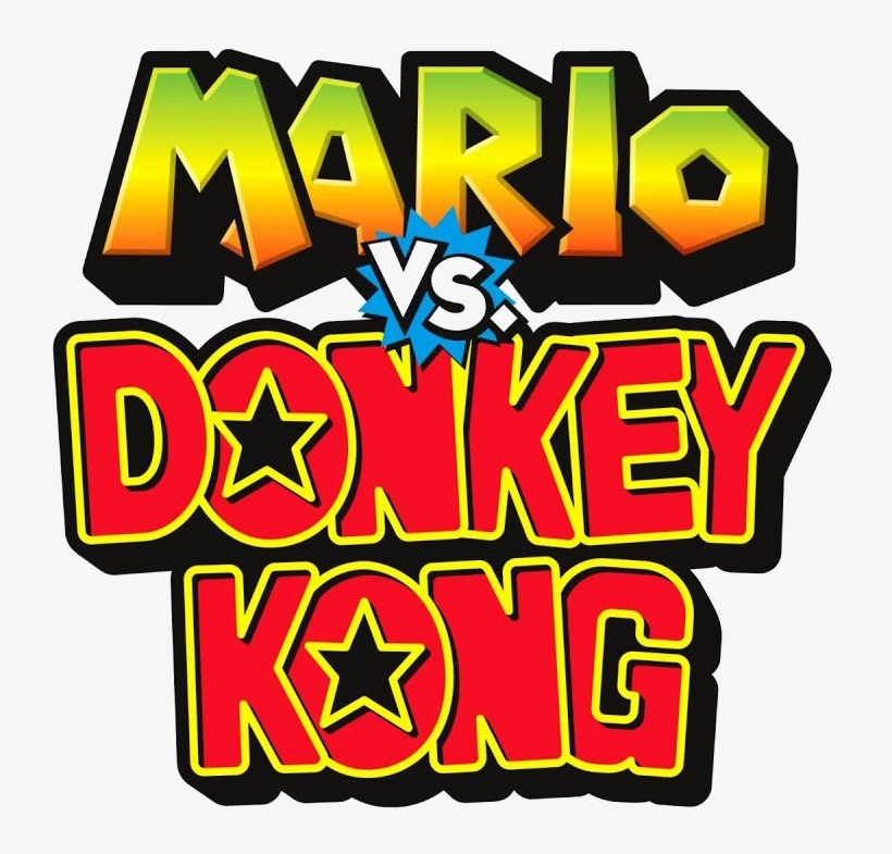 Mario Vs Donkey Kong Png Free Download - Mario Vs Donkey Kong Title Screen, transparent png #8073142