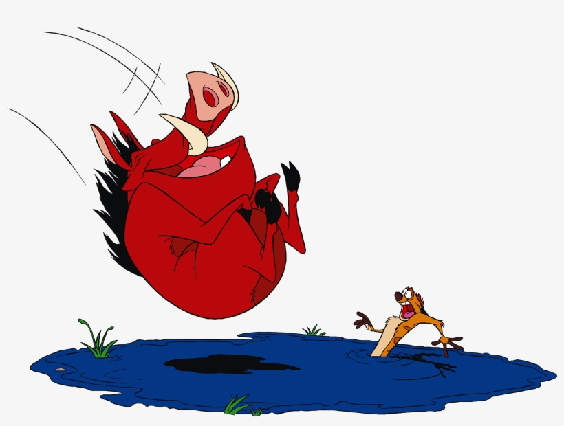 Timon And Pumbaa Cartoon Character, Timon And Pumbaa - Timon Pumba Simba Zazu, transparent png #8073301