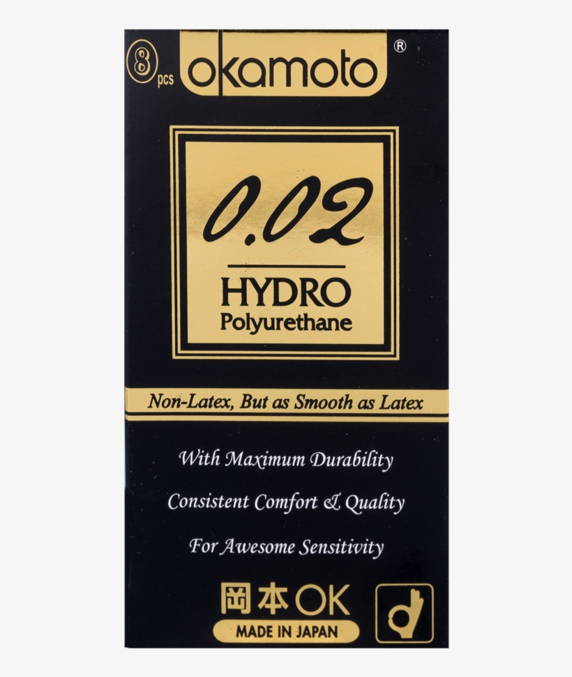 Okamoto 002 Hydro Polyurethane, transparent png #8073477