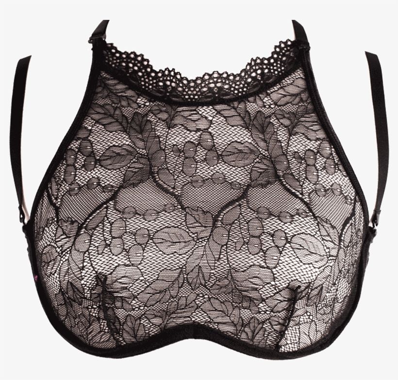 Jiu Muya 黛 Sexy Lace Thin Strap Underwear Full Cup - Lingerie Top, transparent png #8073791