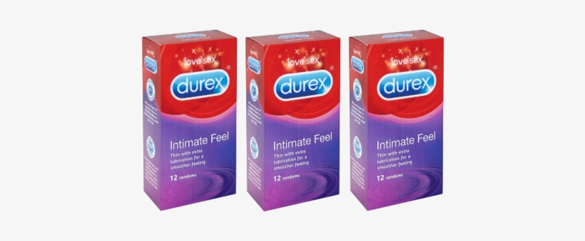 Durex Intimate Feel Condoms 3 Packs Of - Modele Preservatif Durex, transparent png #8074205