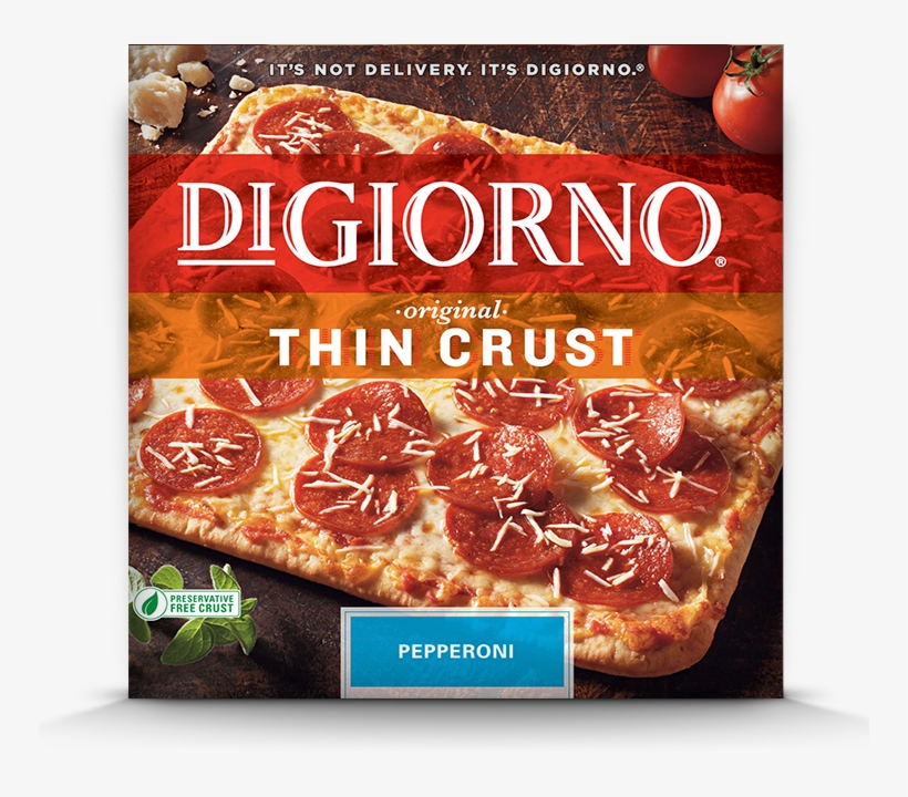 Digiorno Thin Crust Four Meat, transparent png #8074282