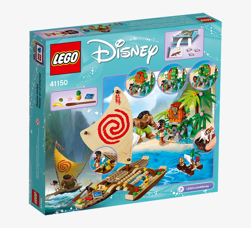 41150 Lego® Disney Moana's Ocean Voyage - Lego Disney Moana, transparent png #8074450