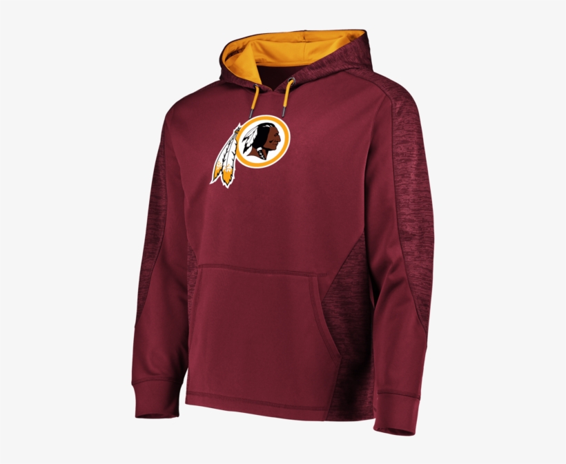 Washington Redskins Men's Burgundy Majestic 2018 Armor - San Jose Sharks Black Hoodie, transparent png #8075104