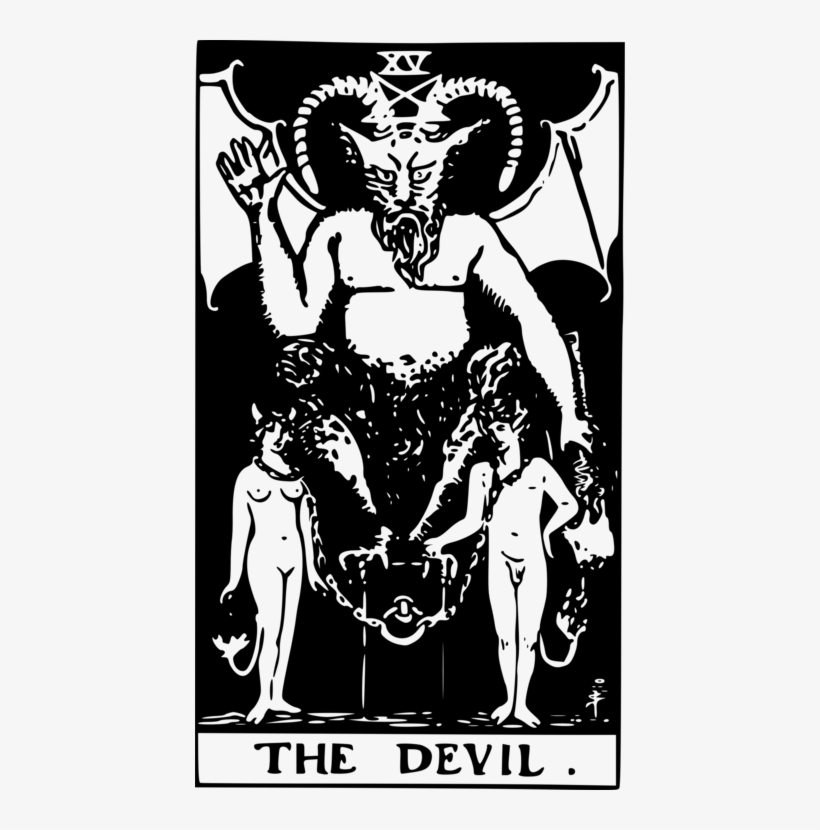 Church Of Satan The Devil Tarot - Accurate Depiction Of The Devil, transparent png #8075249