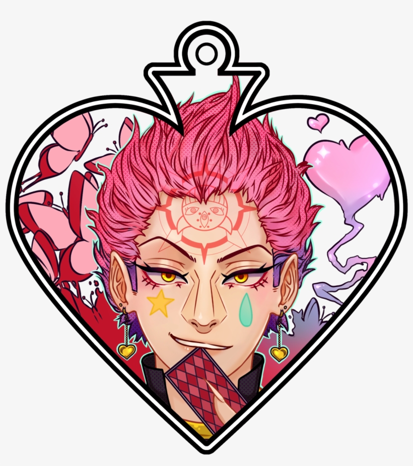 Hisoka Charm Design - Illustration, transparent png #8075428