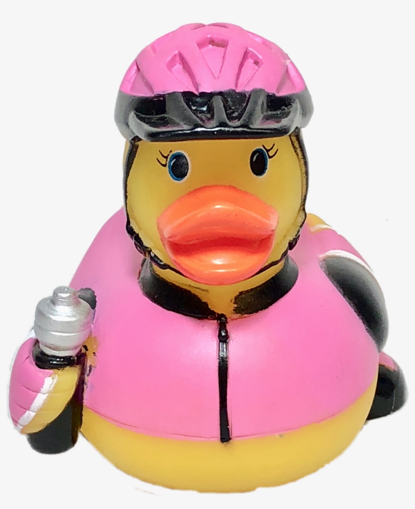 Biker Cyclist Rubber Duck - Rubber Ducky, transparent png #8075432