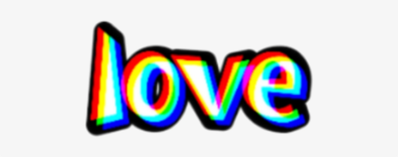 Love Sticker - Graphic Design, transparent png #8076844