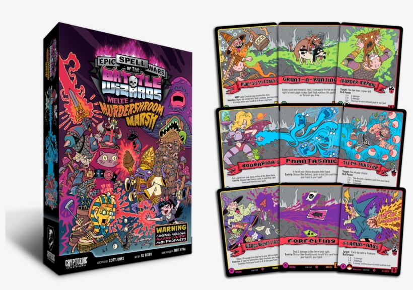Epic Spell Wars Iii Game Components - Epic Spell Wars Of The Battle Wizards Melee At Murdershroom, transparent png #8077158