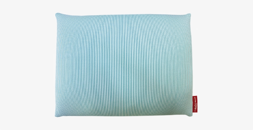 Cojín De Playa Rayas Turquesa - Throw Pillow, transparent png #8077223