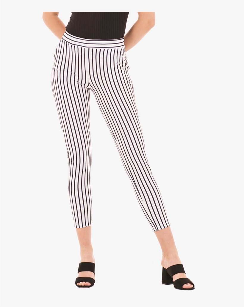 Pantalon Rayas - Pantalon De Rayas Entubado, transparent png #8077497