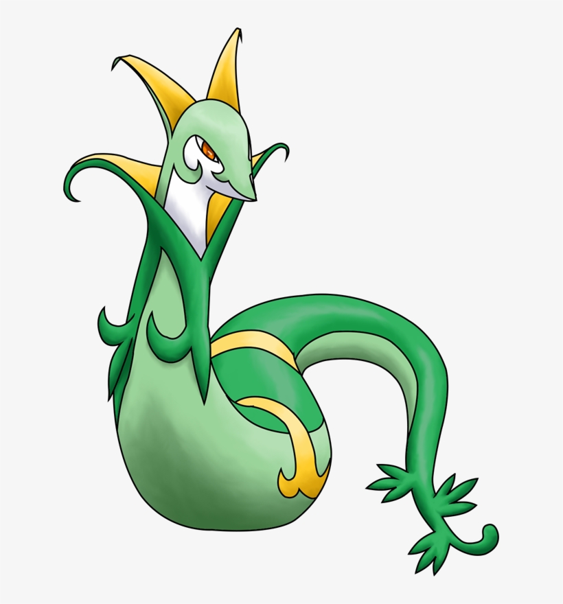 Shiny Serperior, transparent png #8077850